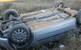 În afară localității Medieșu Aurit o șoferiță a pierdut controlul mașinii și a intrat în șanț